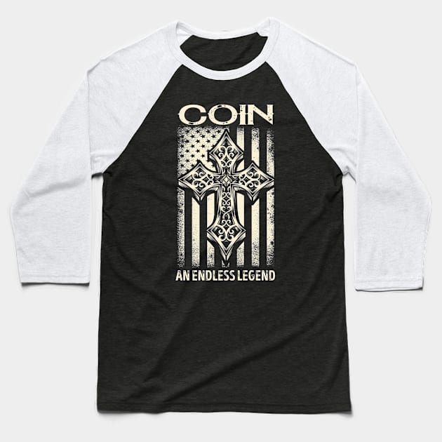 COIN Baseball T-Shirt by ALEXANDRA PIVOVAROVA |